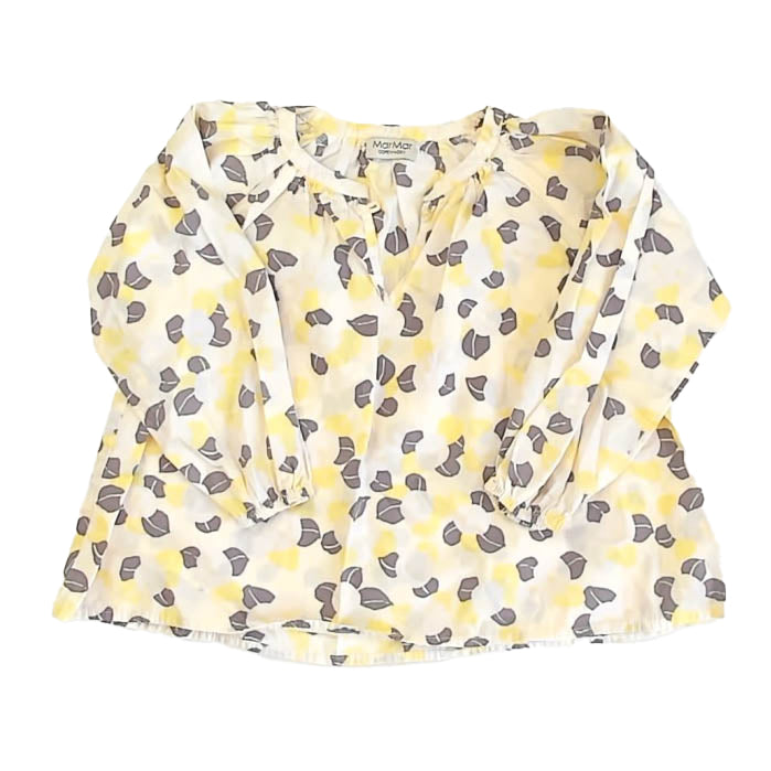 Mar Mar Girls Ivory | Yellow Blouse Size: 3T Ivory | Yellow