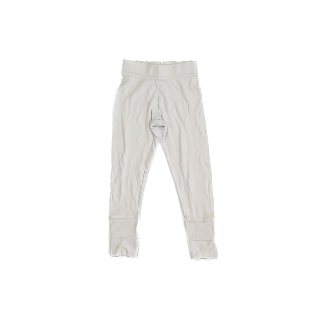 Goumi Unisex Ivory Casual Pants Size: 3T Ivory