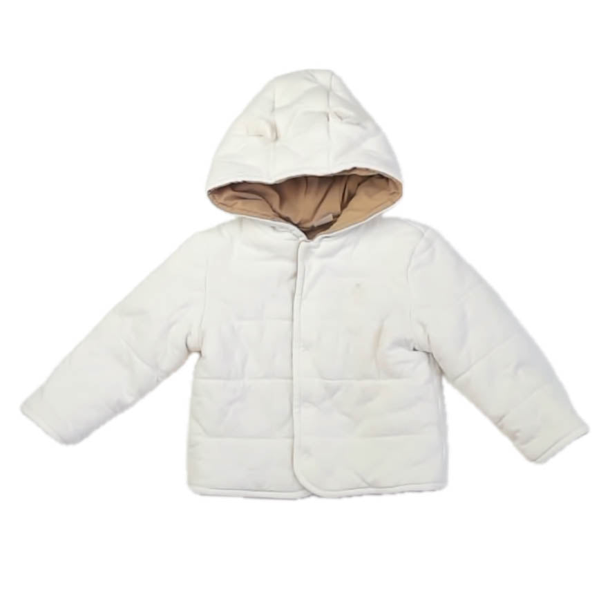 Gap Boys Ivory Jacket Size: 12-18 Months Ivory