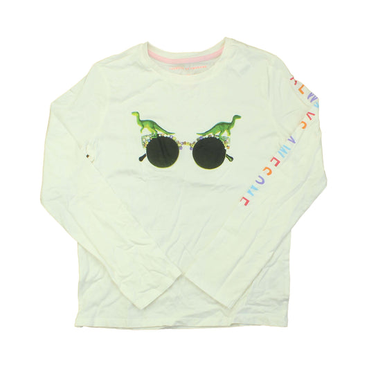Rockets Of Awesome Girls Ivory Long Sleeve T-Shirt Size: 12 Years Ivory
