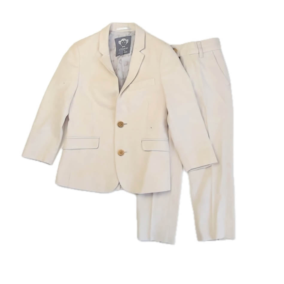 Appaman Boys Ivory Special Occasion Outfit Size: 5T Ivory