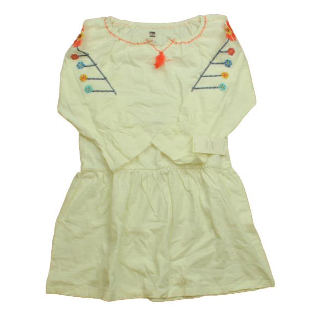 Tea Girls Ivory Dress Size: 7 Years