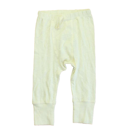 Kate Quinn Organics Girls Ivory Leggings Size: 2T