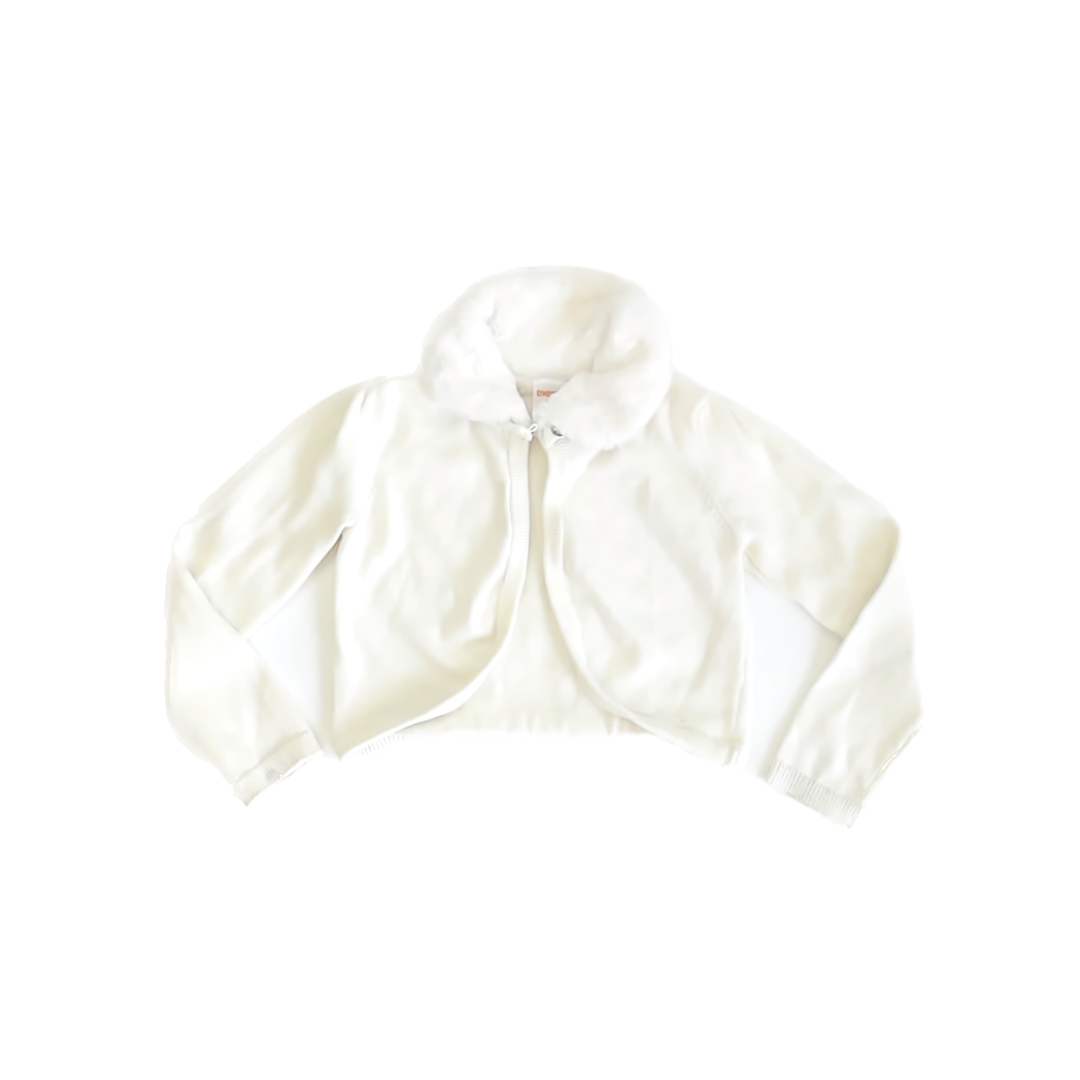 Gymboree Girls Ivory Cardigan Size: 5T Ivory