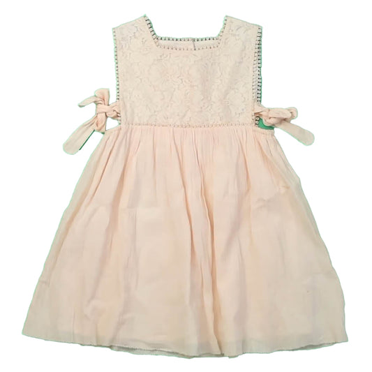 Louise Misha Girls Ivory Dress Size: 6 Years Ivory