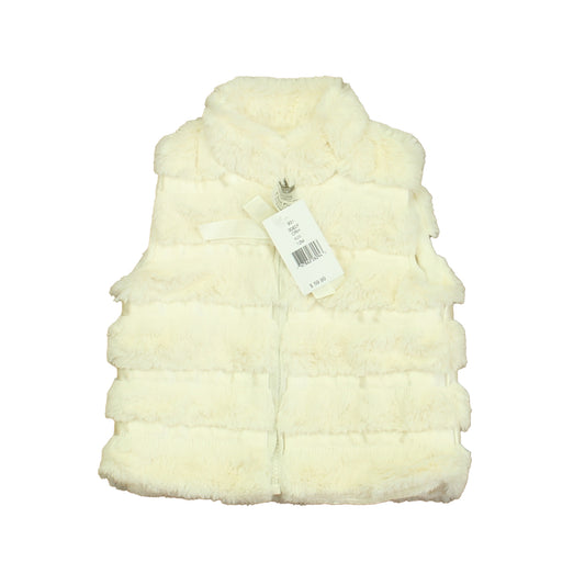 American Widgeon Girls Ivory Vest Size: 12 Months