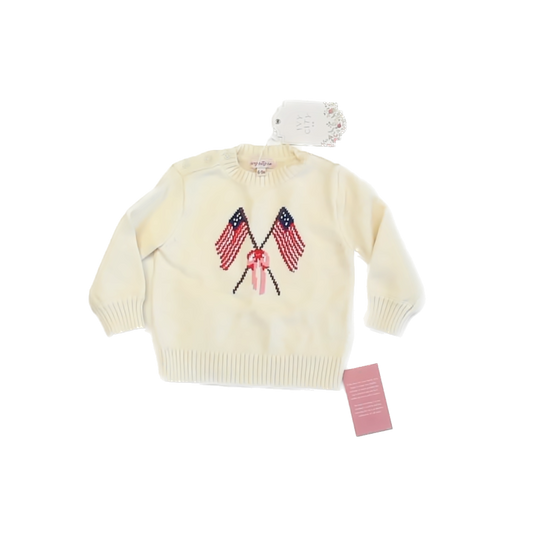 Ivy City Girls Ivory Sweater Size: 6-9 Months Ivory
