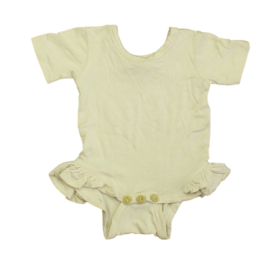 Kate Quinn Organics Girls Ivory Romper Size: 3-6 Months