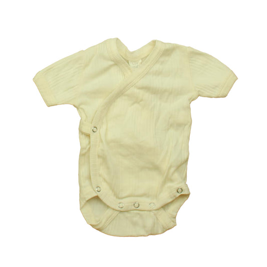 Kate Quinn Organics Unisex Ivory Onesie Size: 0-3 Months