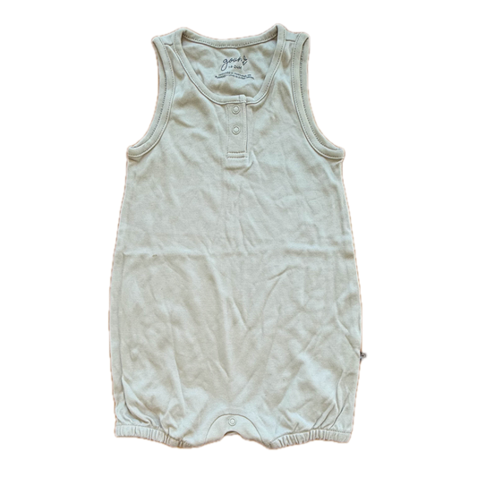 Goumi Unisex Ivory Romper Size: 18-24 Months Ivory