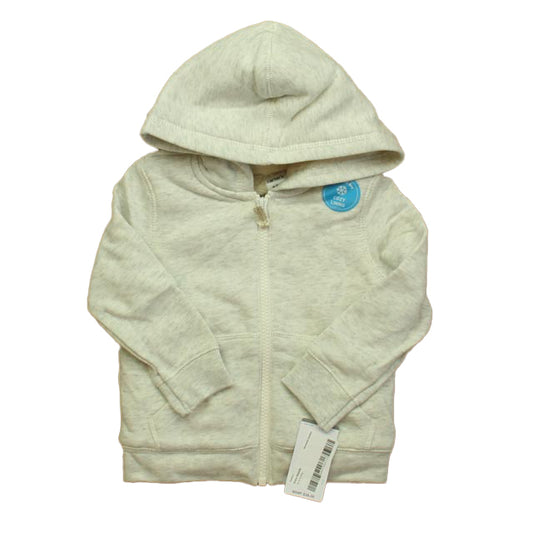 Carter's Girls Ivory Hoodie Size: 18 Months