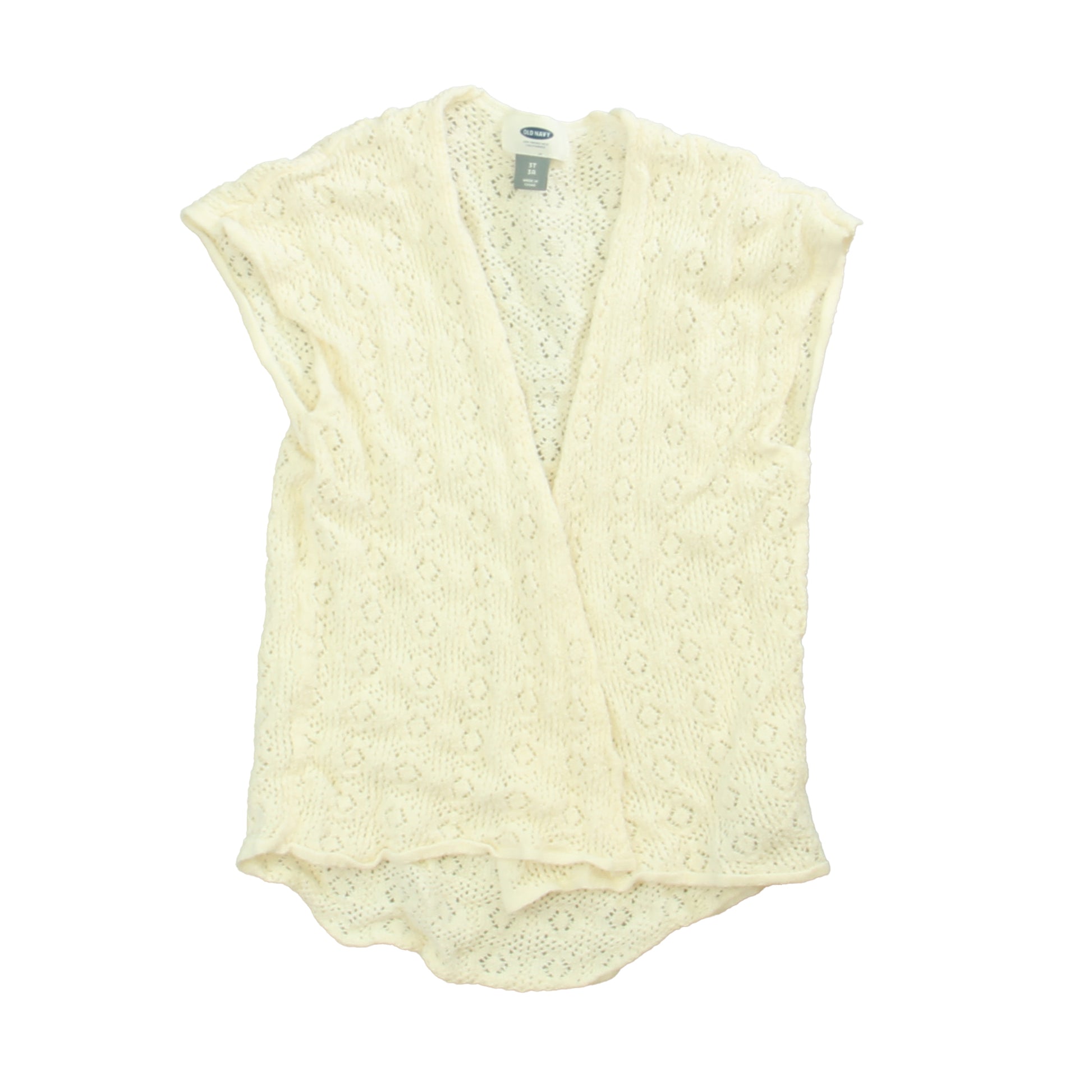 Old Navy Boys Ivory Cardigan Size: 3T Ivory