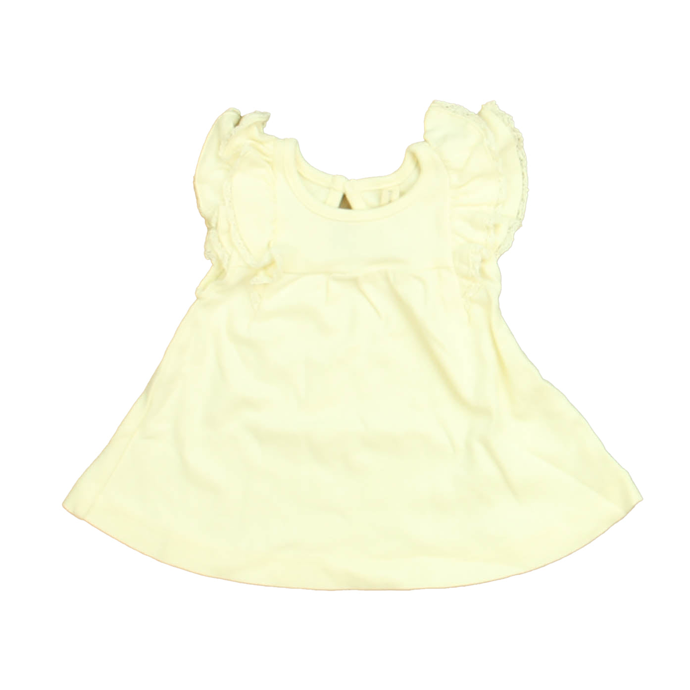 Quincy Mae Girls Ivory Dress Size: 0-3 Months Ivory