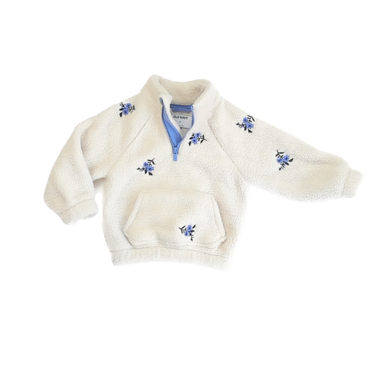 Old Navy Girls Ivory Fleece Size: 2T Ivory