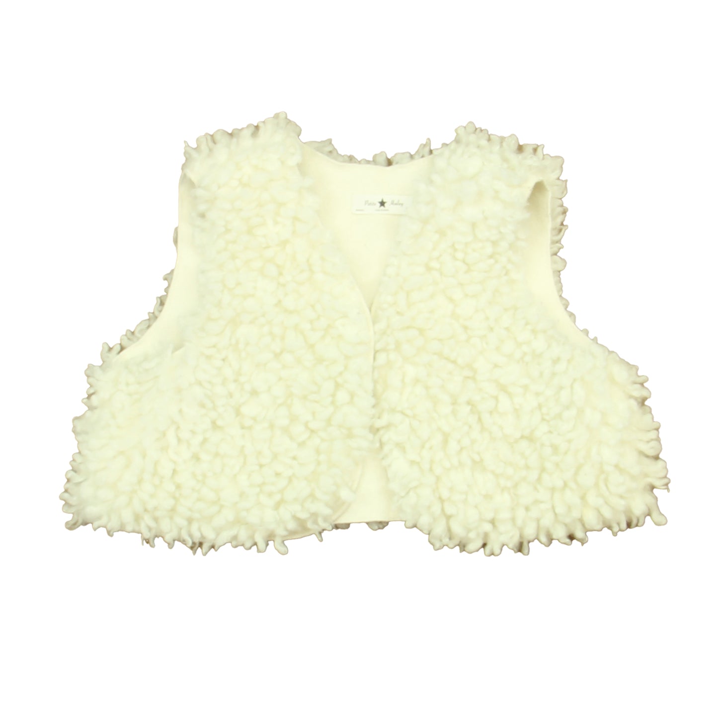 Petite Hailey Girls Ivory Vest Size: 2T Ivory