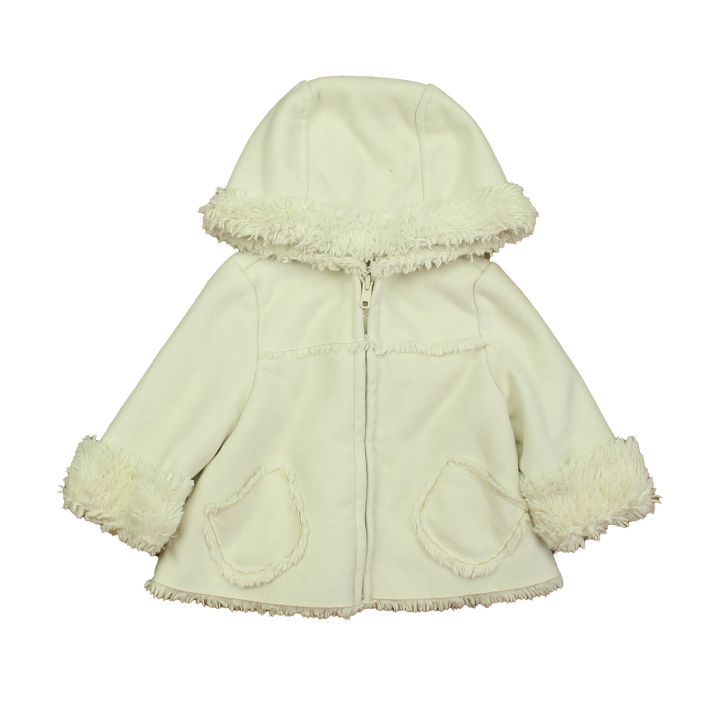 Gymboree Girls Ivory Jacket Size: 12-18 Months Ivory