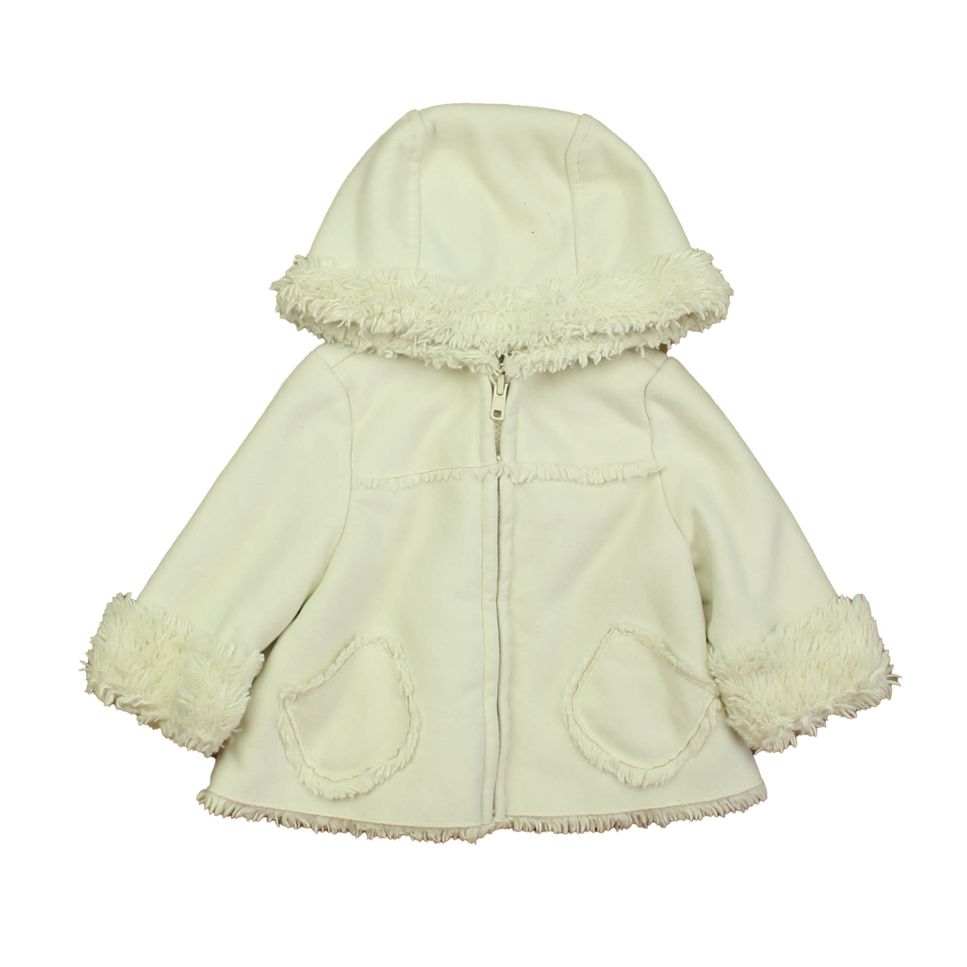 Gymboree Girls Ivory Jacket Size: 12-18 Months Ivory