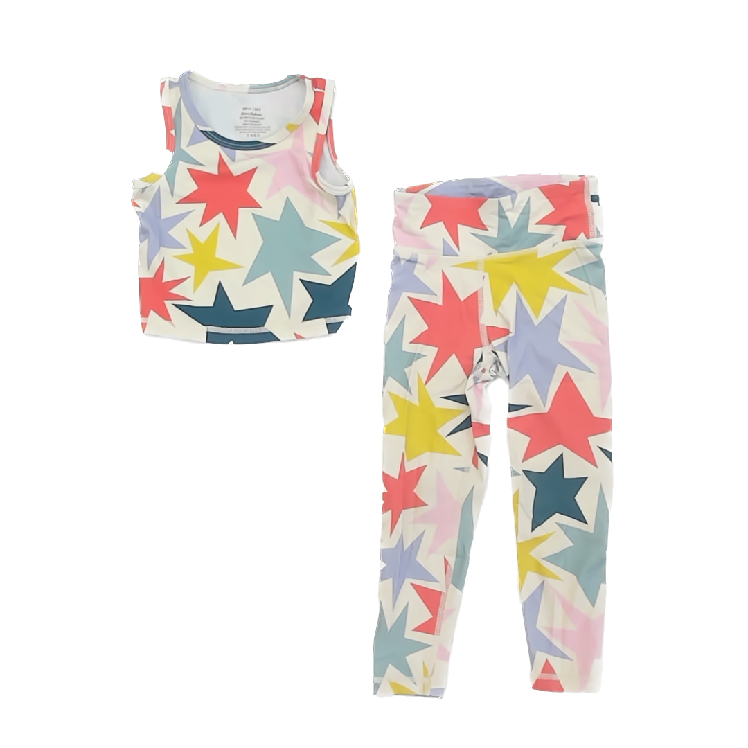 Hanna Andersson Girls Ivory Sportswear Size: 4T Ivory