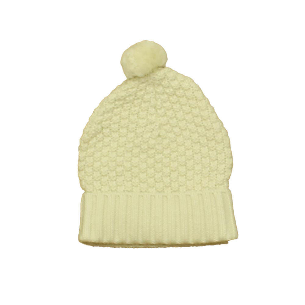 Quincy Mae Unisex Ivory Hat Size: 6-12 Months Ivory