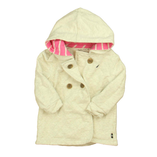 Nautica Girls Ivory Hoodie Size: 12 Months Ivory