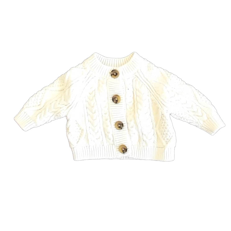 Amazon Girls Ivory Cardigan Size: Newborn Ivory