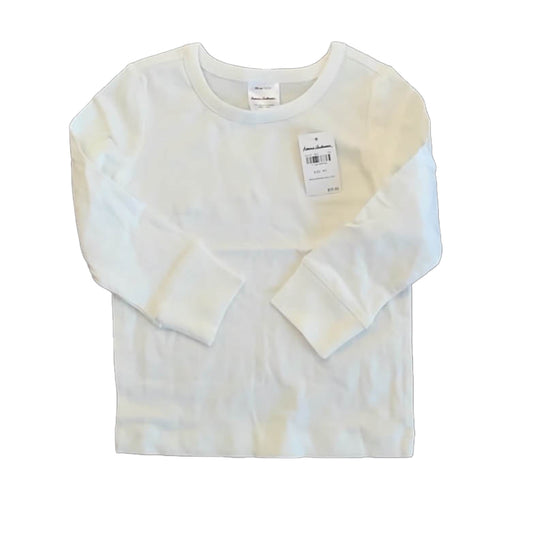 Hanna Andersson Girls Ivory Long Sleeve T-Shirt Size: 3T Ivory