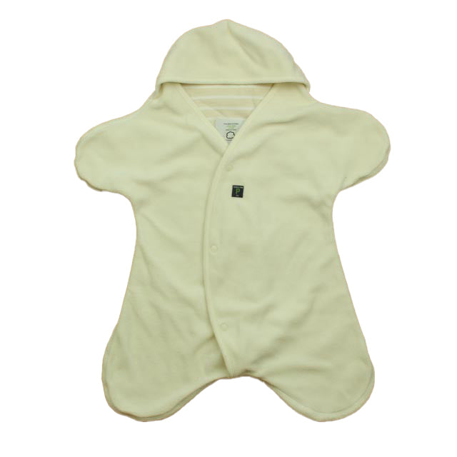 Polarn O. Pyret Unisex Ivory Bunting Size: 0-2 Months