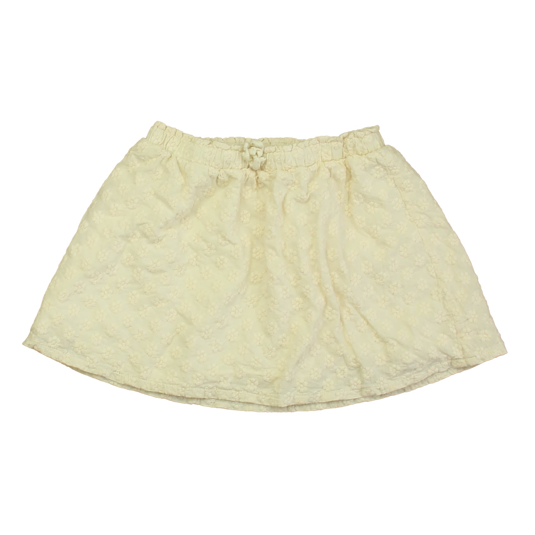 Chelsea & Violet Girls Girls Ivory Skirt Size: 4T Ivory