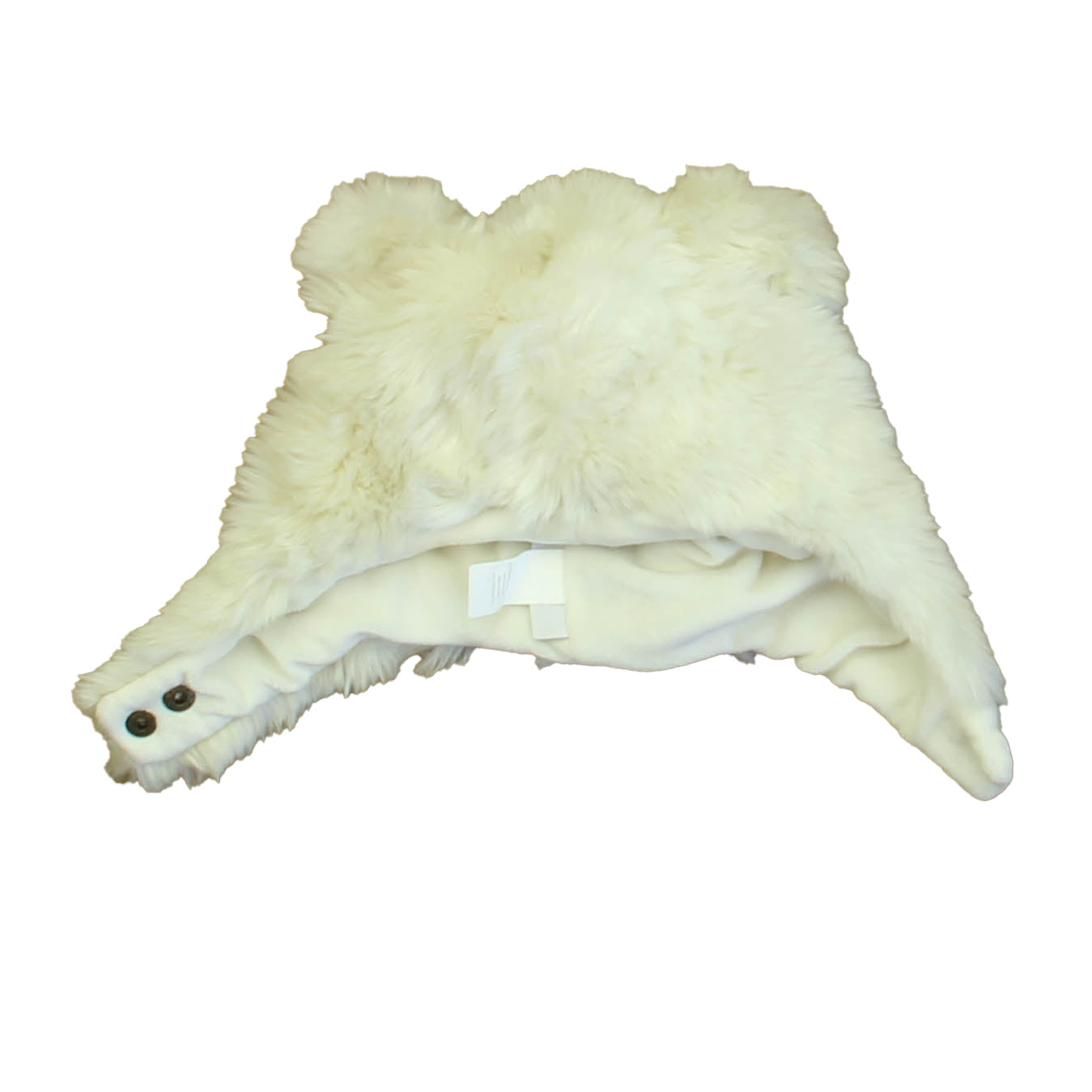 Restoration Hardware Unisex Ivory Winter Hat Size: 0-12 Months Ivory