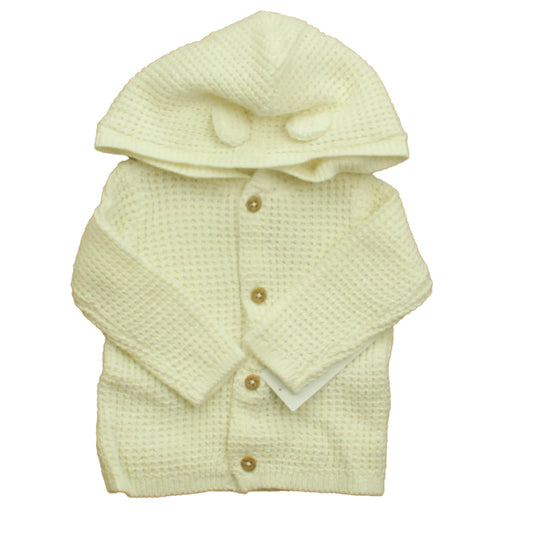 Carter's Girls Ivory Cardigan Size: 3 Months Ivory