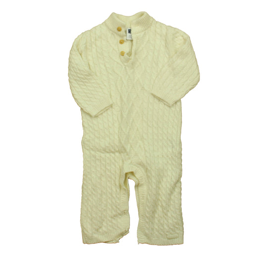 Janie & Jack Boys Ivory Long Sleeve Outfit Size: 3-6 Months Ivory