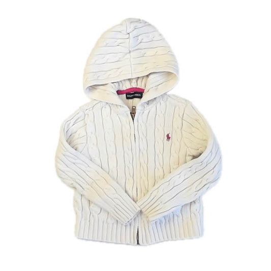Ralph Lauren Girls Ivory Cardigan Size: 3-4T Ivory