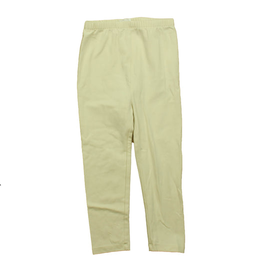 Hanna Andersson Girls Ivory Leggings Size: 3T Ivory
