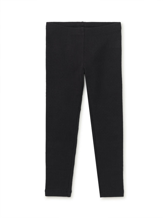 Tea Collection Girls Jet Black Leggings Size: 6-9 Months Jet Black