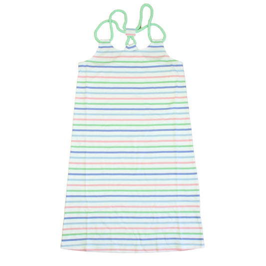 Classic Prep Girls Jungle Multistripe Dress Size: 6-14 Years Jungle Multistripe
