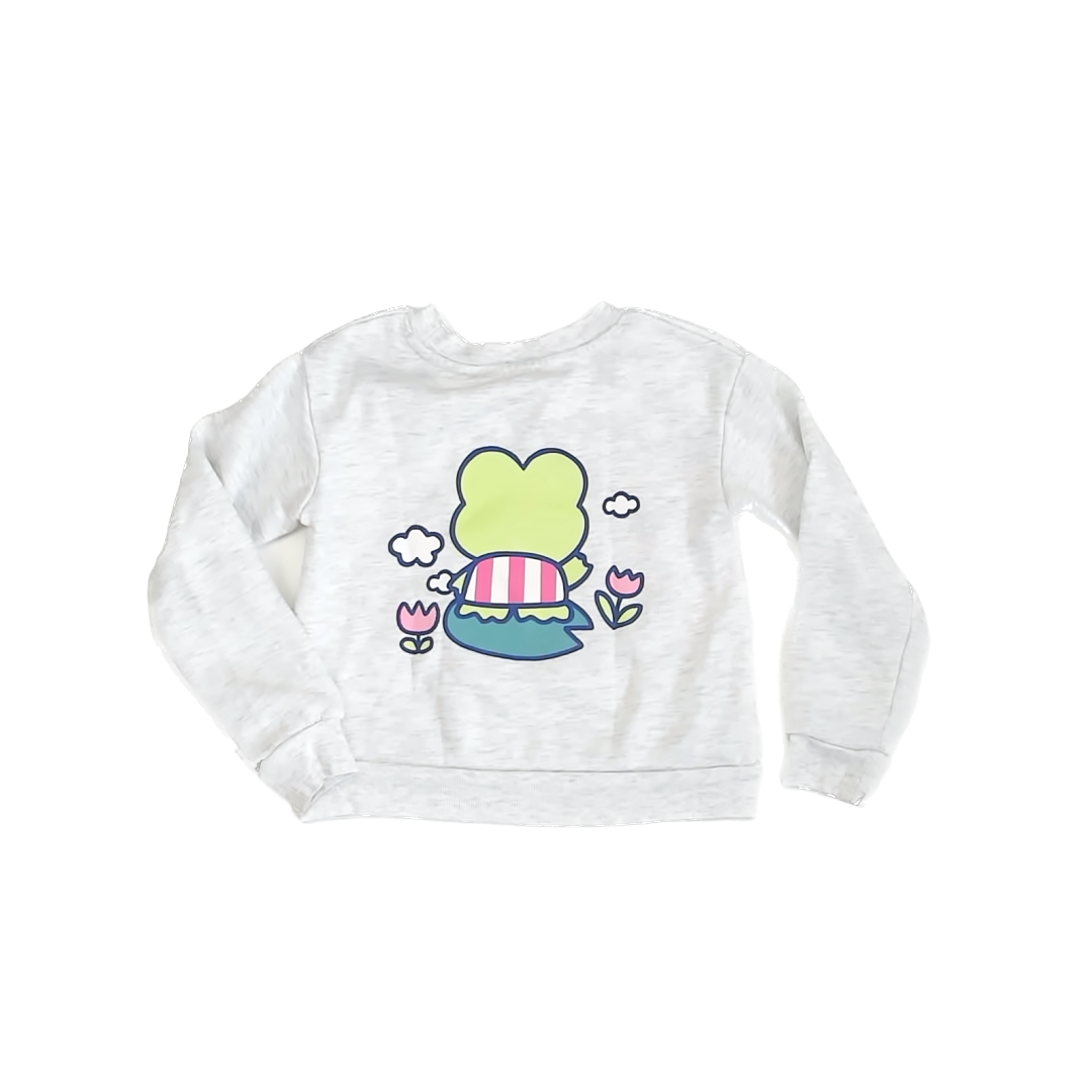 Sanrio Girls Keroppi Sweatshirt Size: Small (5-6Y*) Keroppi