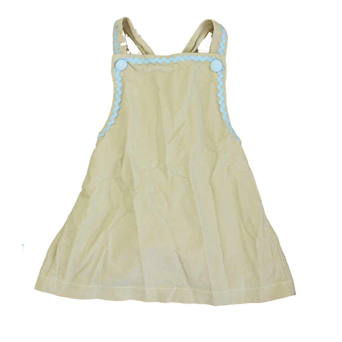 Bella Bliss Girls Khaki | Blue Jumper Size: 5T