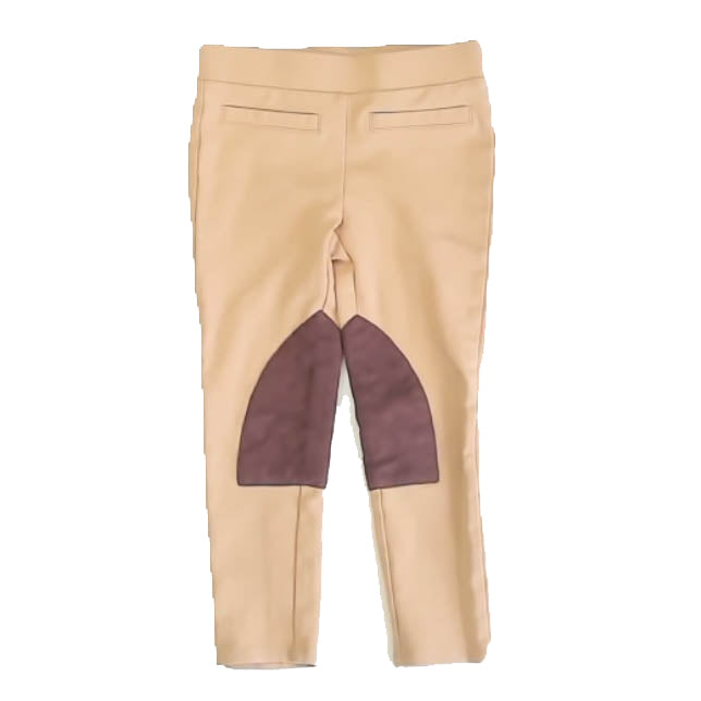 Janie and Jack Girls Khaki | Brown Leggings Size: 4T Khaki | Brown