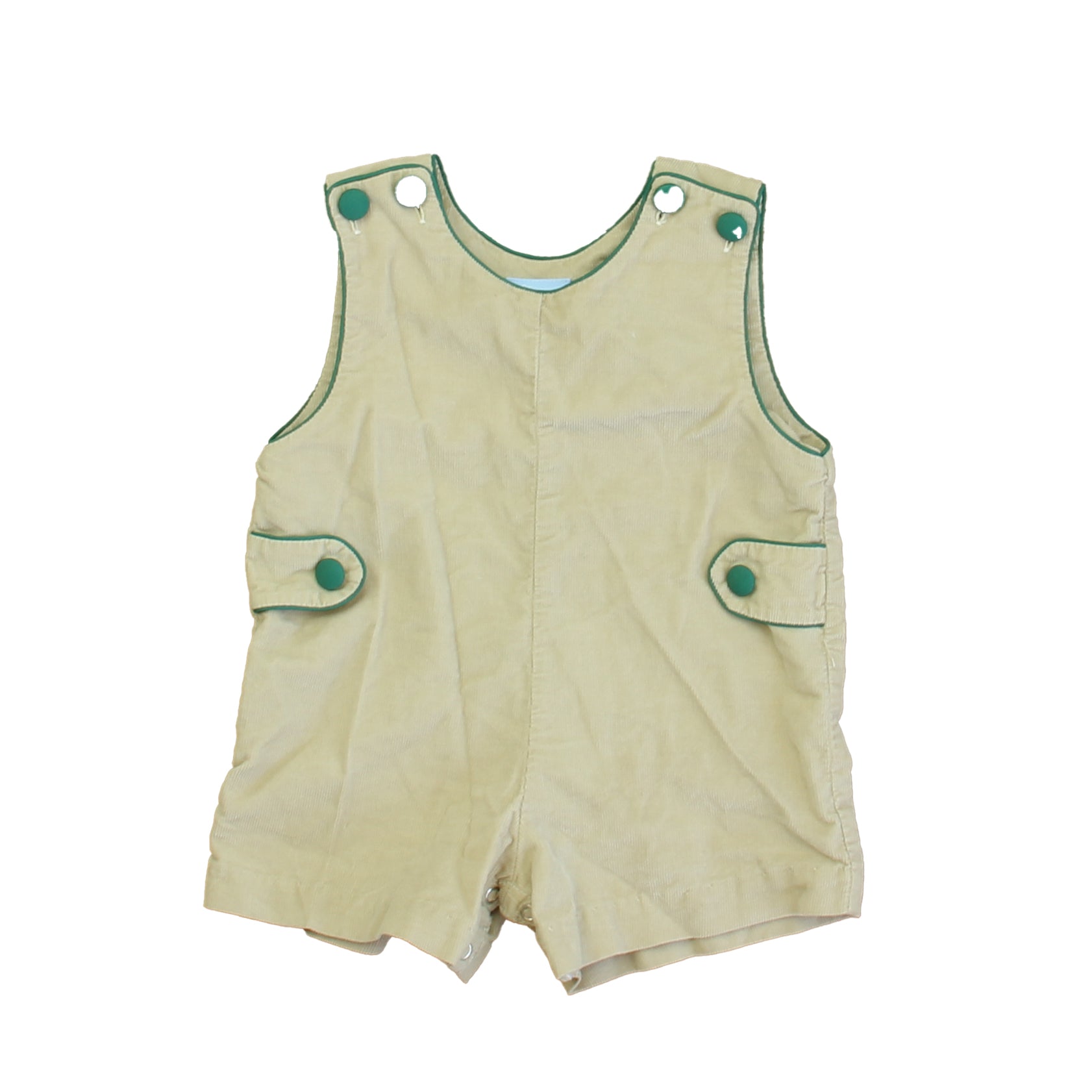 Bella Bliss Boys Khaki | Green Romper Size: 12 Months Khaki | Green