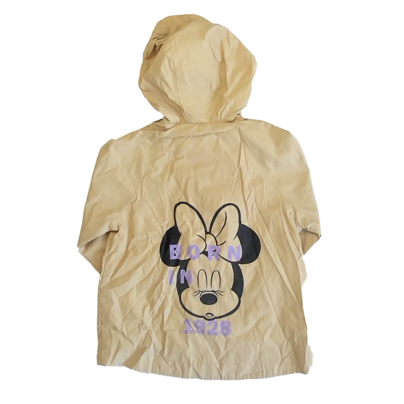 Zara Girls Khaki Minnie Jacket Size: 3-4T Khaki Minnie
