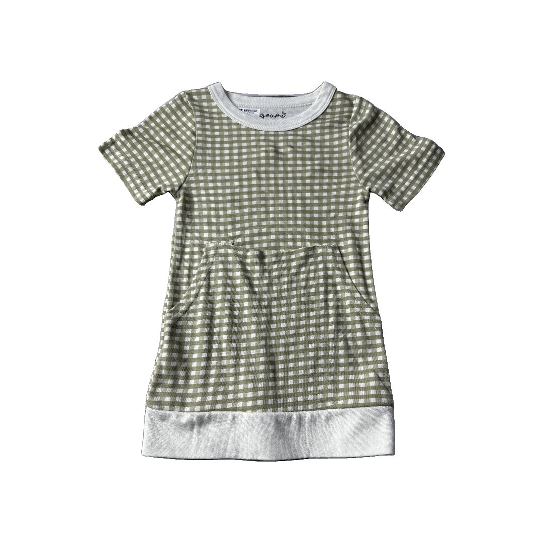 Goumi Unisex Khaki | Pattern T-Shirt Size: 3T Khaki | Pattern