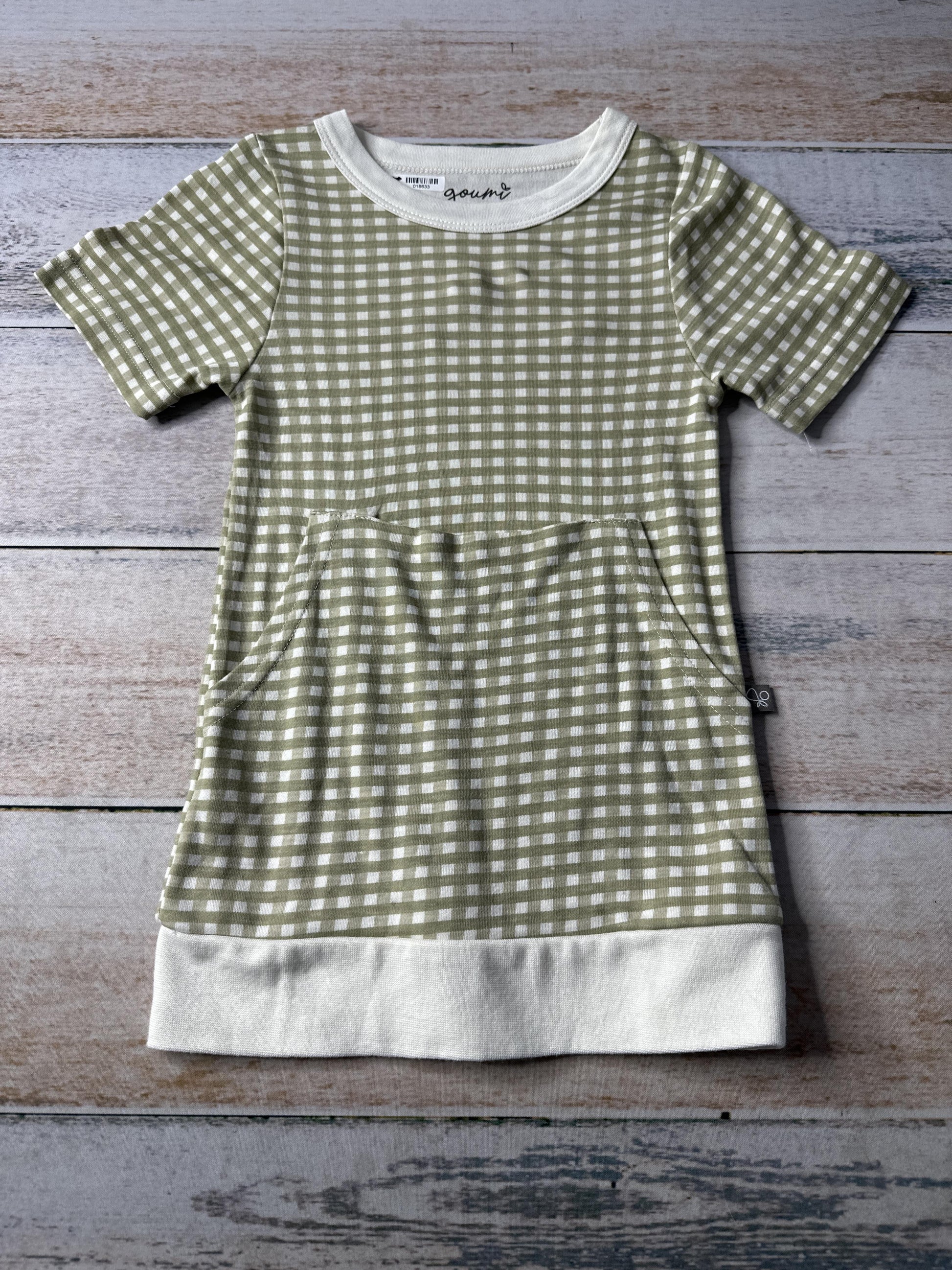 Goumi Unisex Khaki | Pattern T-Shirt Size: 3T Khaki | Pattern