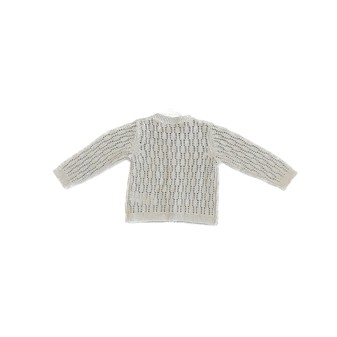 Bonpoint Girls Khaki | Sparkles Cardigan Size: 12 Months Khaki | Sparkles