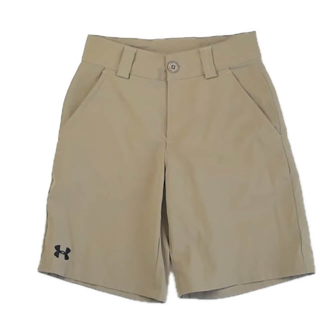 Under Armour Boys Khaki Athletic Shorts Size: 7 Years Khaki