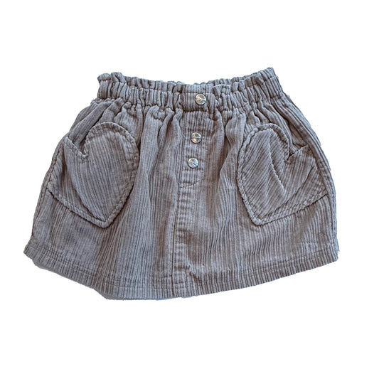 Mayoral Girls Khaki Skirt Size: 24 Months Khaki
