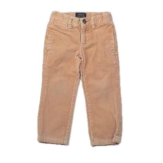 Ralph Lauren Boys Khaki Corduroy Pants Size: 2T Khaki