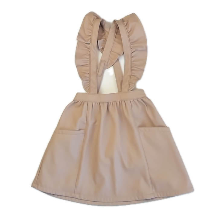 Wonder Nation Girls Khaki Jumper Size: 5T Khaki