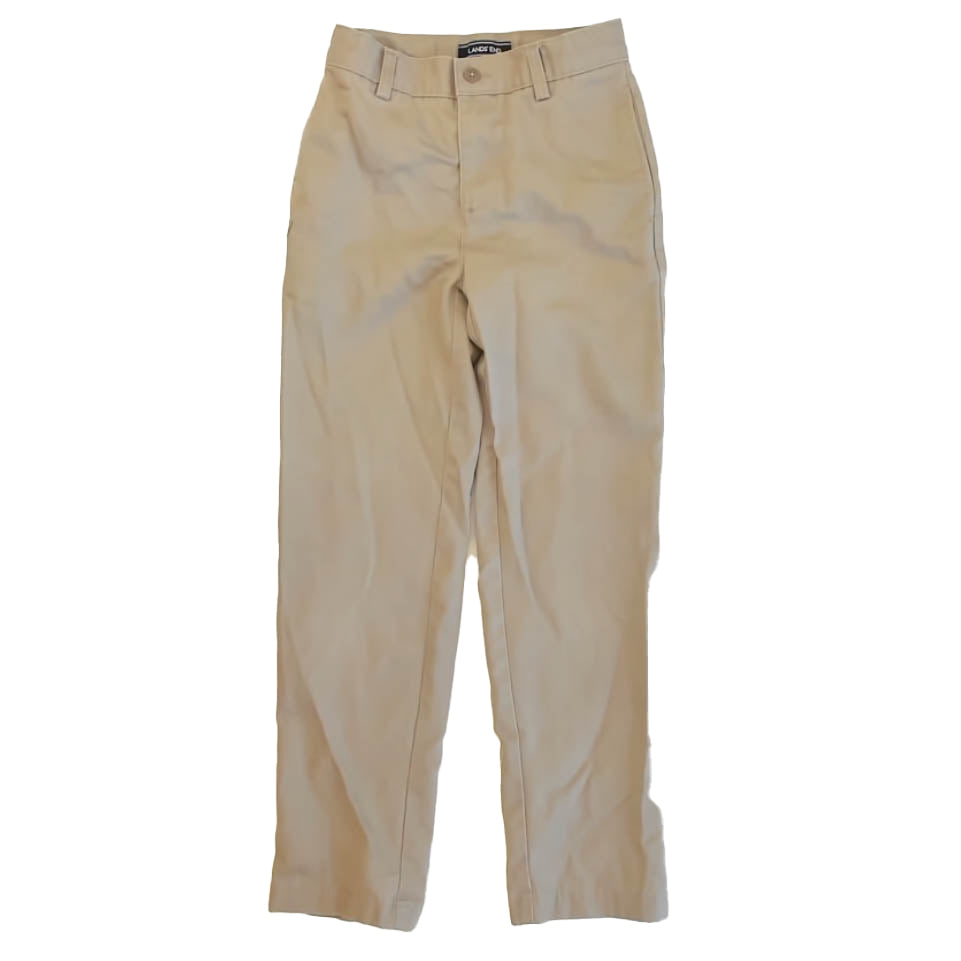Lands' End Boys Khaki Pants Size: 10 Years Khaki