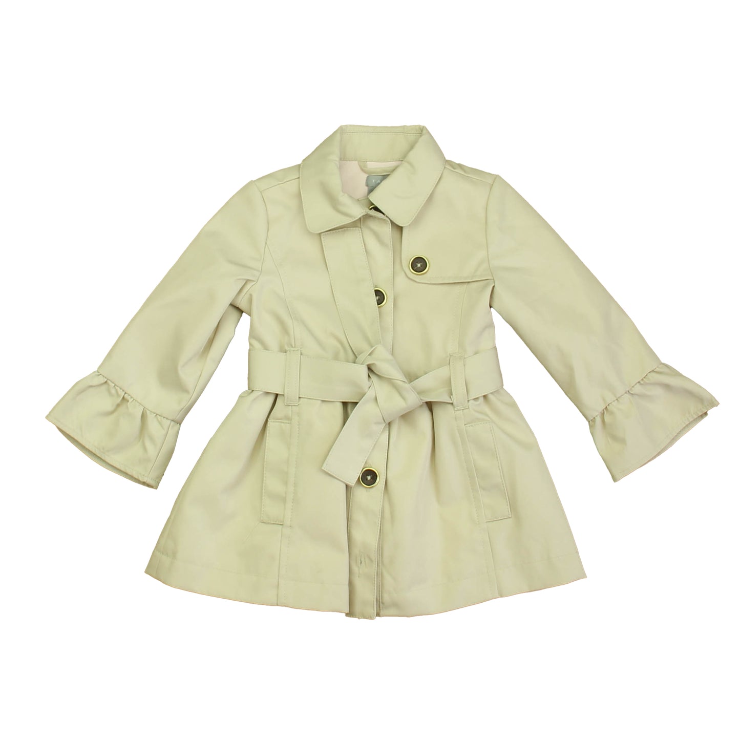 Tahari Girls Khaki Jacket Size: 12 Months Khaki