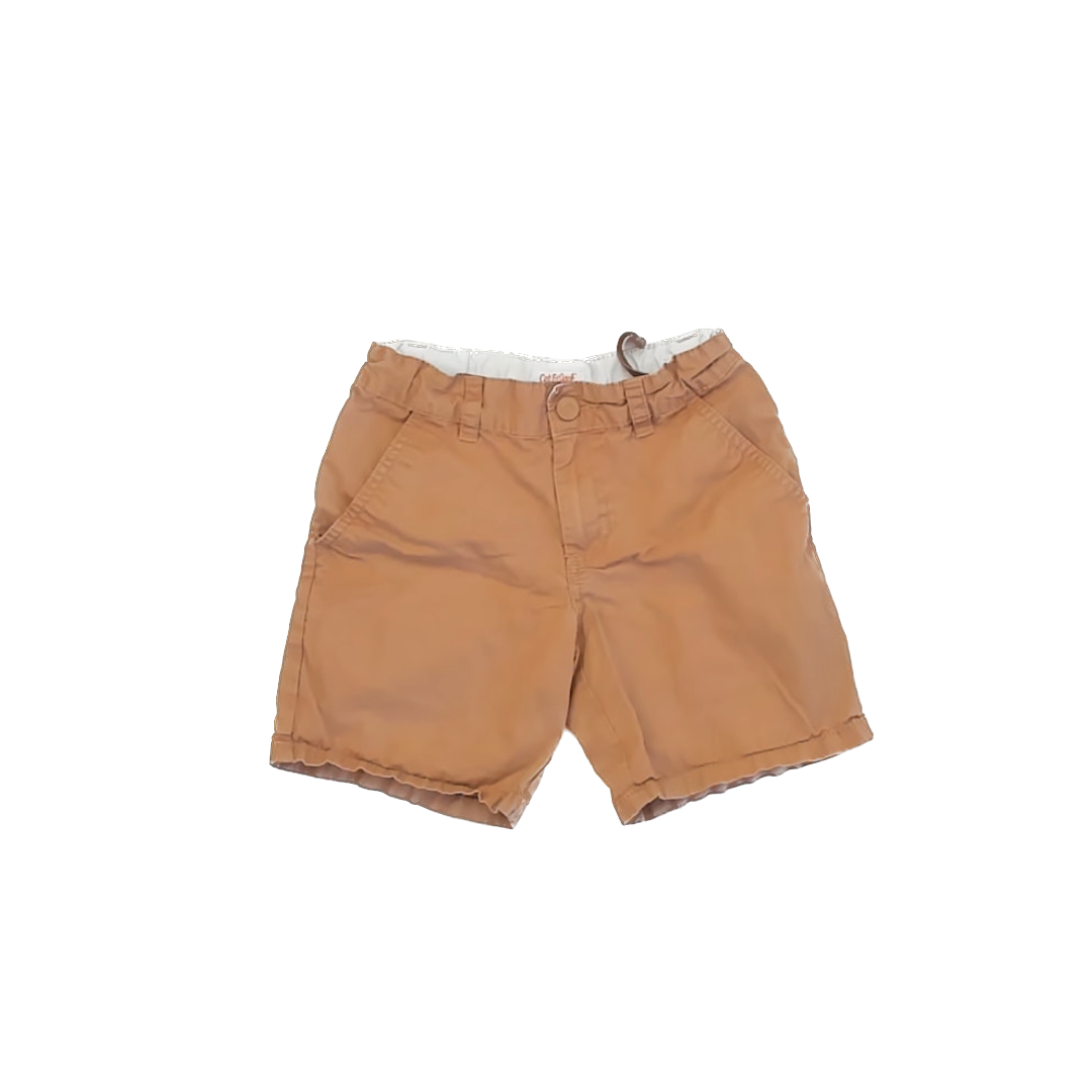 Cat & Jack Girls Khaki Shorts Size: 6-7 Years Khaki